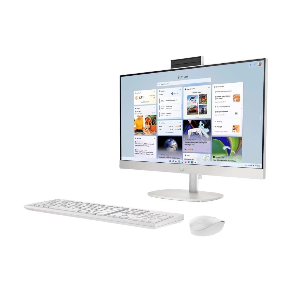 HP All-in-One Desktop Intel i5 13th Gen | 8GB | 512GB SSD | 24 Inch LED | Win 11 (HP AiO 24-cr0477in) view 2